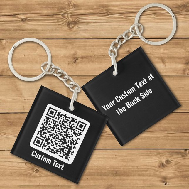 Llavero Cadena de claves de código QR (Subido por el creador)