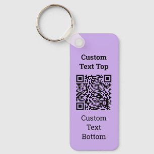 Llavero Cadena de claves de código QR
