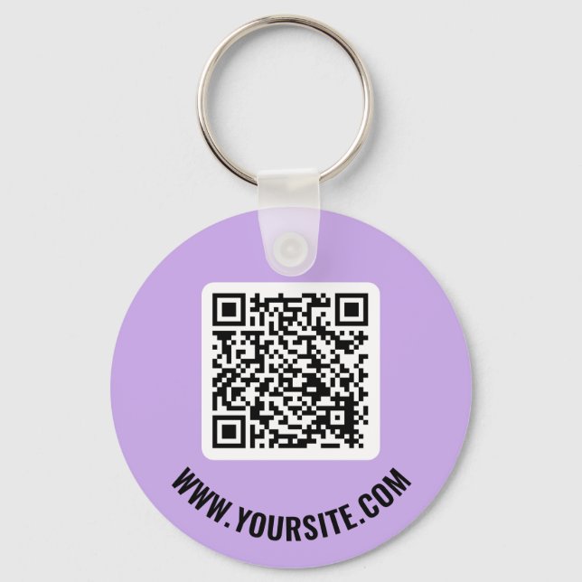 Llavero Cadena de claves de código QR (Anverso)