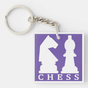 Llavero cadena de claves de color personalizado CHESS