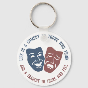 Llavero cadena de claves de comillas LIFE