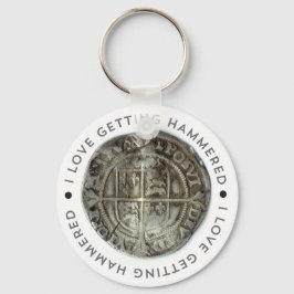 Llavero cadena de claves de detección metalizado de noveda