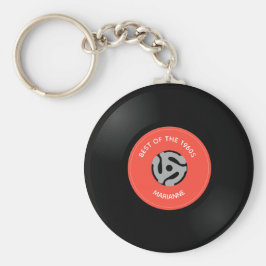 Llavero Cadena de claves de diseño único de registro de vi