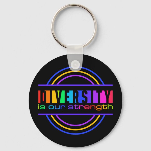 Llavero Cadena de claves de diversidad (Anverso)