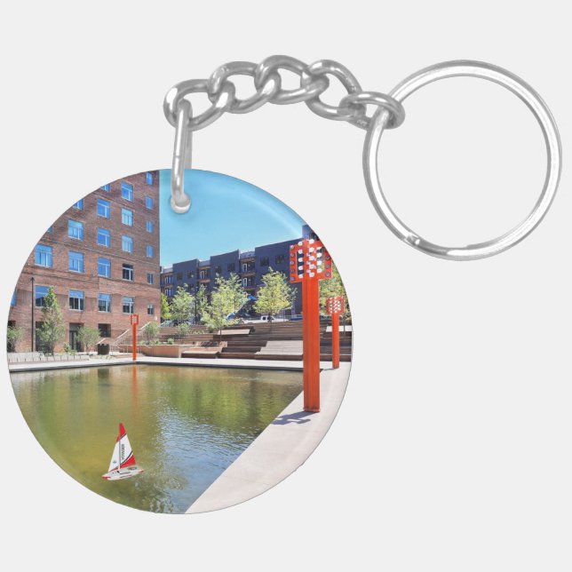 Llavero Cadena de claves de dos lados (Izquierda Bajo)