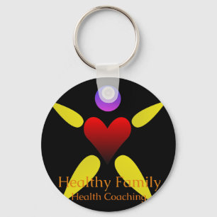 Llavero Cadena de claves de familia saludable