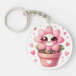 Llavero Cadena de claves de flores de amor de Lil'