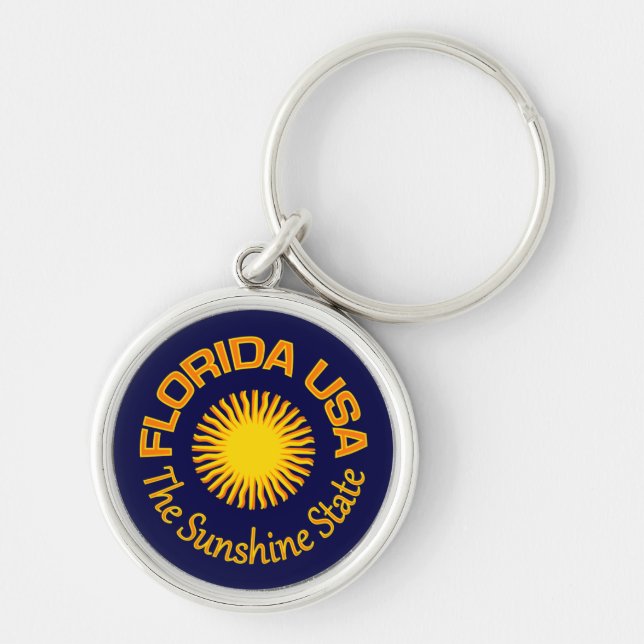 Llavero Cadena de claves de Florida - elegir estilo (Frente)