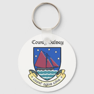 Llavero Cadena de claves de galway del condado