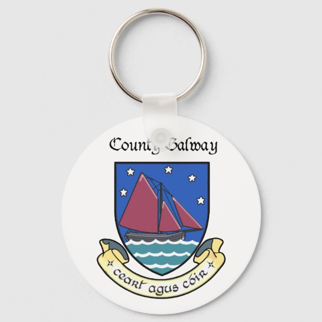 Llavero Cadena de claves de galway del condado (Anverso)