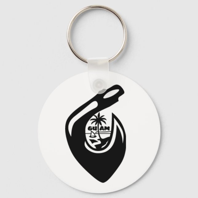 Llavero Cadena de claves de gancho de Guam (Anverso)