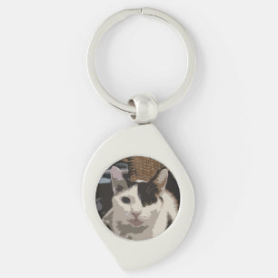 Llavero Cadena de claves de gato