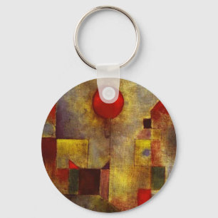 Llavero Cadena de claves de globo rojo Paul Klee