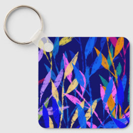 Llavero Cadena de claves de hojas vibrantes