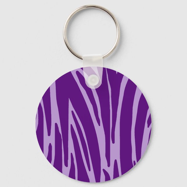 Llavero Cadena de claves de impresión de morado (Anverso)