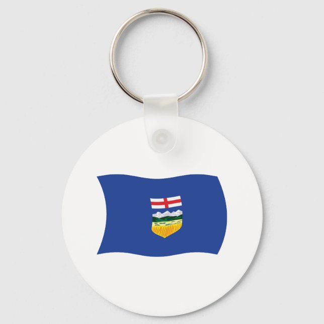 Llavero Cadena de claves de la bandera de Alberta (Anverso)