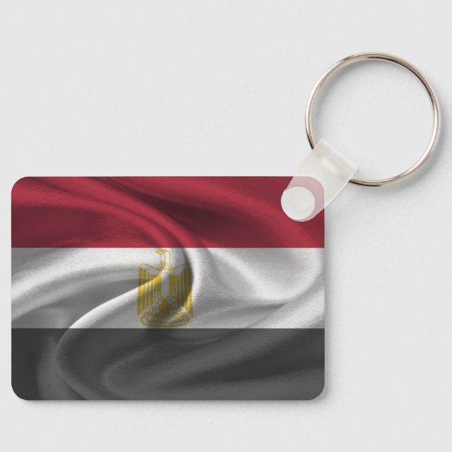 Llavero Cadena de claves de la bandera de Egipto (Anverso)