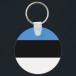 Llavero Cadena de claves de la bandera de Estonia<br><div class="desc">Cadena de claves de la bandera de Estonia</div>