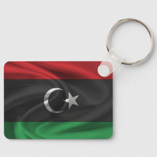 Llavero Cadena de claves de la bandera de Libia