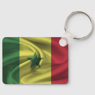 Llavero Cadena de claves de la bandera de Senegal