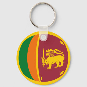 Llavero Cadena de claves de la bandera de Sri Lanka