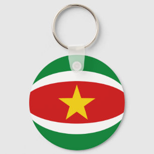 Llavero Cadena de claves de la bandera de Surinam