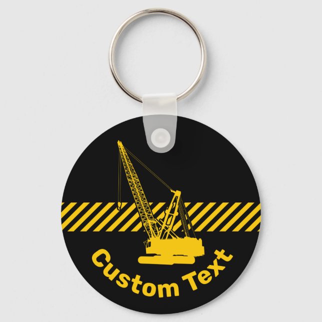 Llavero Cadena de claves de la grúa de construcción (Anverso)