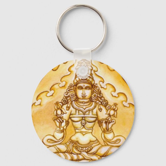 Llavero Cadena de claves de la mediación de la India (Anverso)