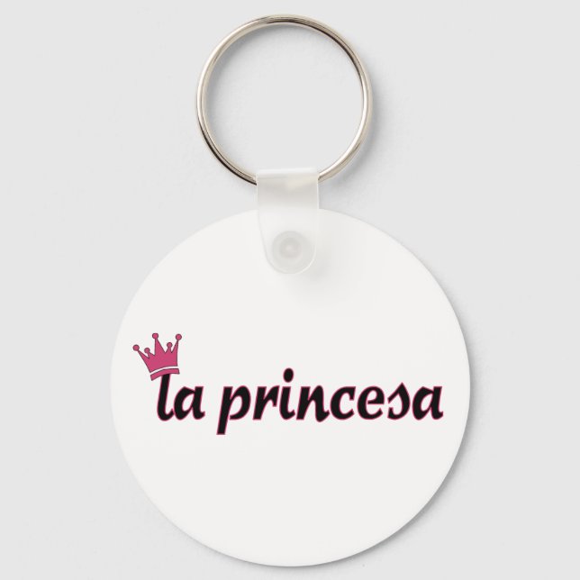 Llavero cadena de claves de la princesa (Anverso)