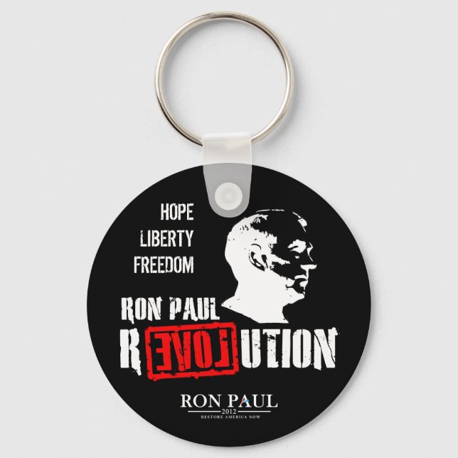 Llavero Cadena de claves de la revolución de Ron Paul (Anverso)