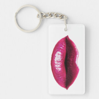 Llavero Cadena de claves de labios reales