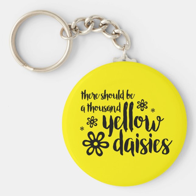 Llavero Cadena de claves de las mareas amarillas (Frente)