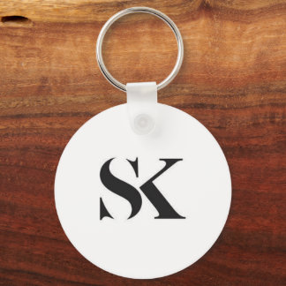 Llavero cadena de claves de letra