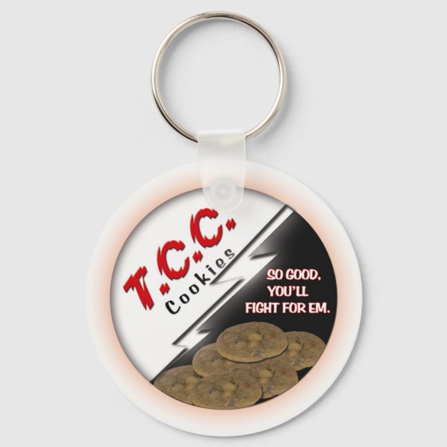 Llavero Cadena de claves de logotipo de redondeo del TCC (Anverso)