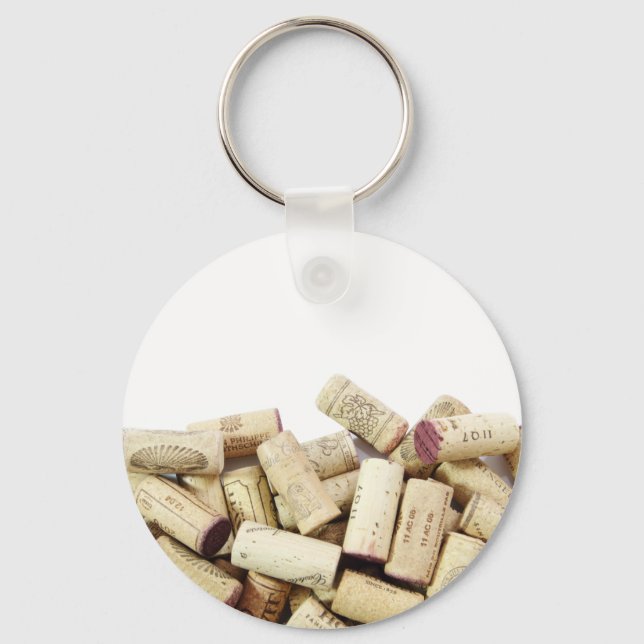 Llavero Cadena de claves de los corchos de vino (Anverso)