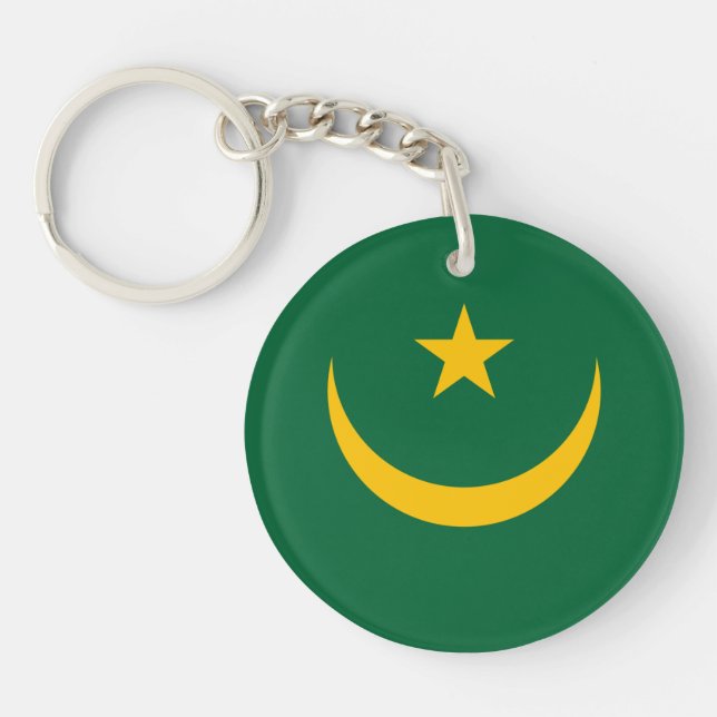 Llavero Cadena de claves de Mauritania (Frente)