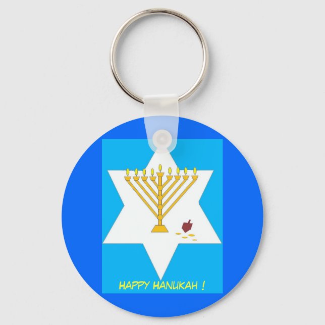 Llavero Cadena de claves de Menorah (Anverso)