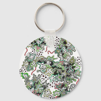 Llavero cadena de claves de microscopio