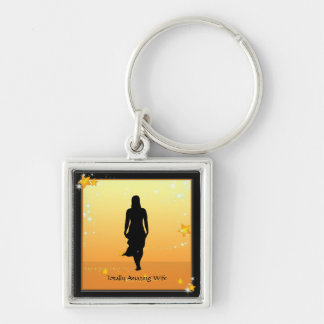 Llavero Cadena de claves de mujer asombrosa