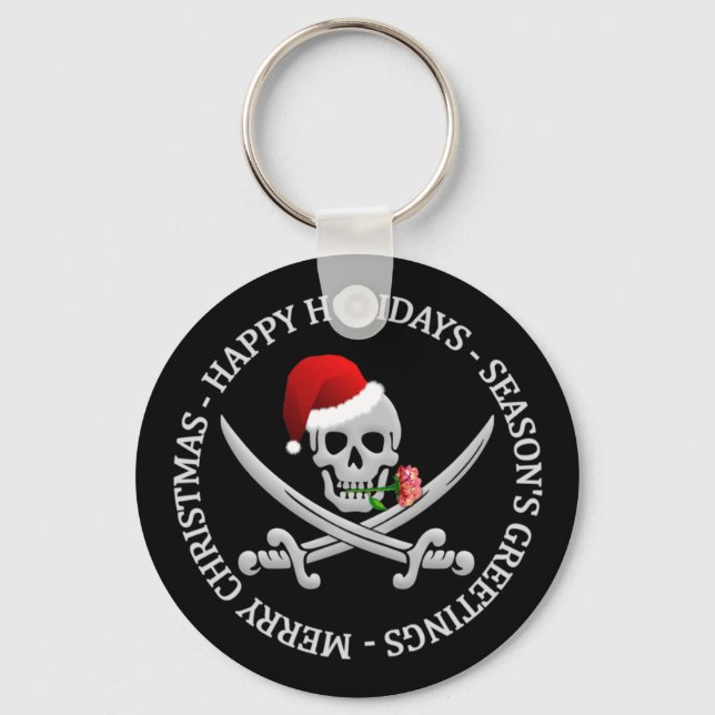 Llavero Cadena de claves de Navidades piratas (Anverso)