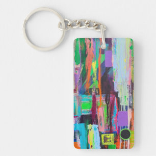 Llavero Cadena de claves de niebla púrpura