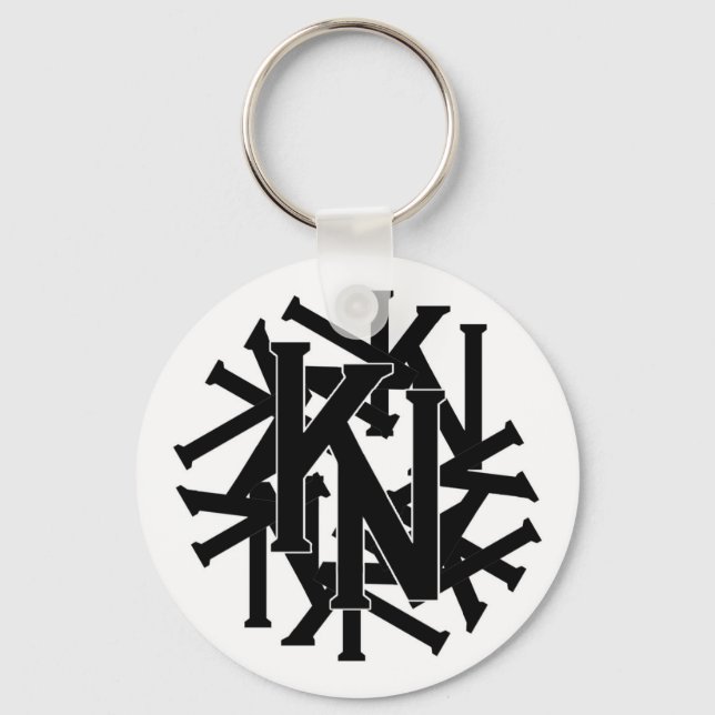 Llavero cadena de claves de nombre conocido (Anverso)