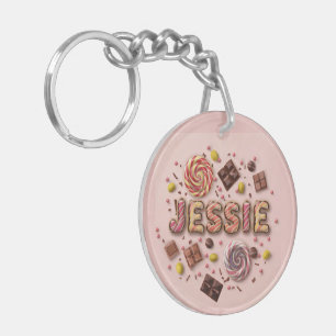 Llavero Cadena de claves de nombre Jessie
