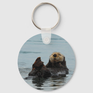 Llavero Cadena de claves de Otter en el mar de Alaska