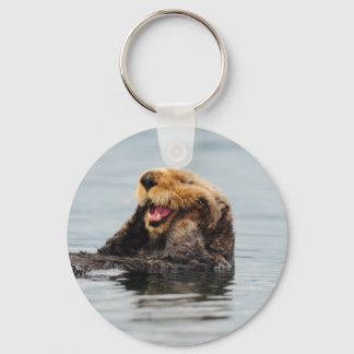 Llavero Cadena de claves de Otter en el mar de Alaska
