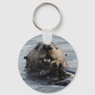 Llavero Cadena de claves de Otter en el mar de Alaska