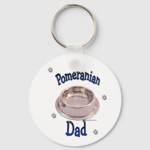 Llavero Cadena de claves de papá de Pomerania