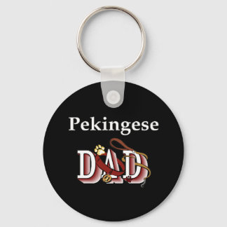 Llavero cadena de claves de papá pekingés