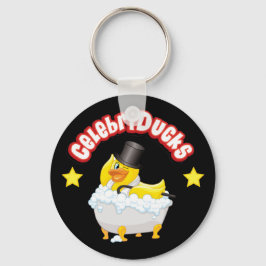 Llavero Cadena de claves de pato de goma de CelebriDucks