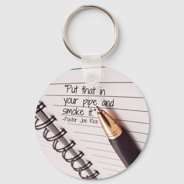 Llavero cadena de claves de pedido de personalizado (Anverso)